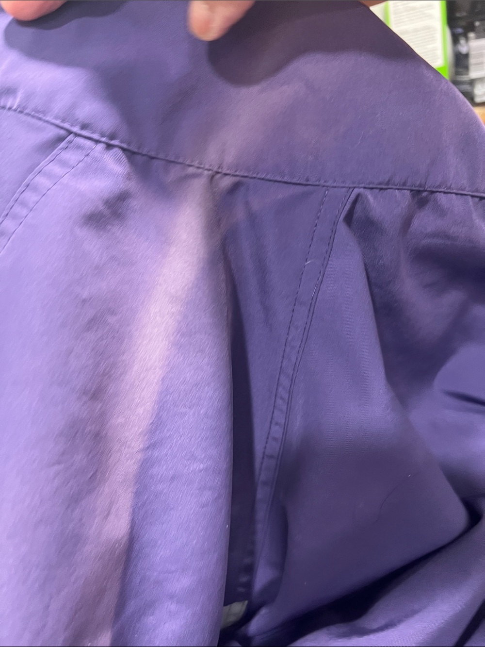 Running room Purple Reflective Riding Shell - Picture 3 of 5